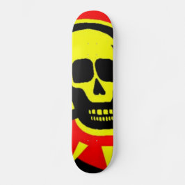 Skateboard Calavera amarilla