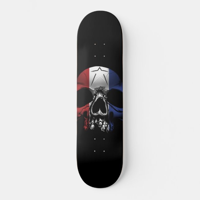 Skateboard Calavera americana (Anverso)