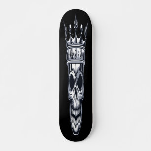 Skateboard Calavera con corona