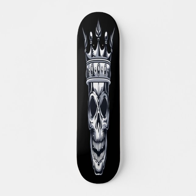 Skateboard Calavera con corona (Anverso )