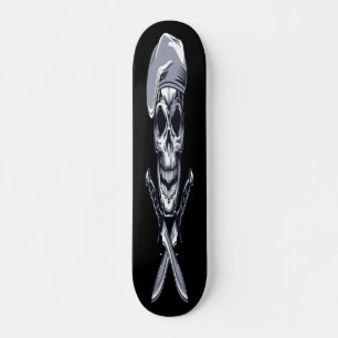 Skateboard Calavera con cuchillos