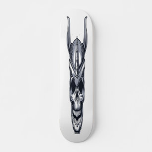 Skateboard Calavera con cuernos