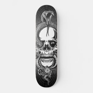 Skateboard Calavera con viper