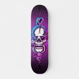 Skateboard Calavera con viper