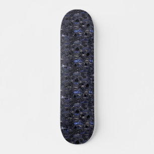 Skateboard Calavera cromada y huesos