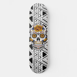 Skateboard Calavera de azúcar mexicana