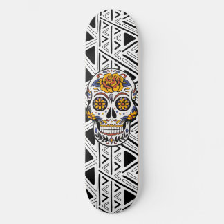 Skateboard Calavera de azúcar mexicana