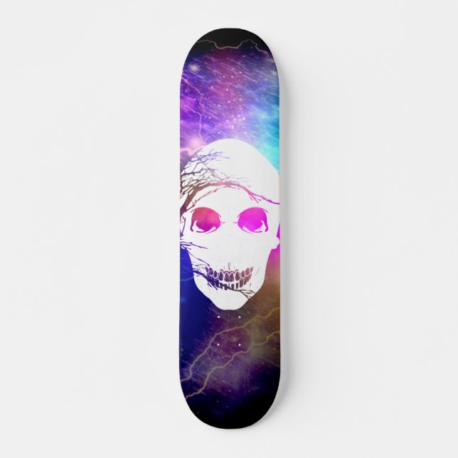 Skateboard Calavera de fantasía #5 (Anverso )