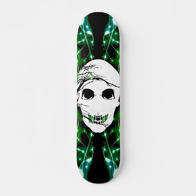 Skateboard Calavera de fantasía #6 (Anverso )