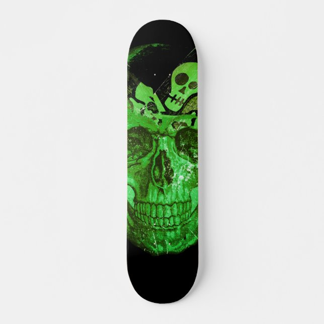 Skateboard Calavera de Halloween #3 (Anverso )