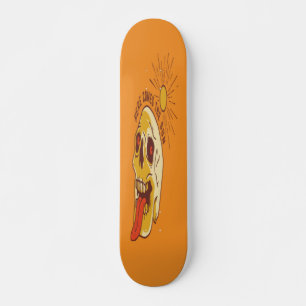 Skateboard Calavera de lengua adhesiva
