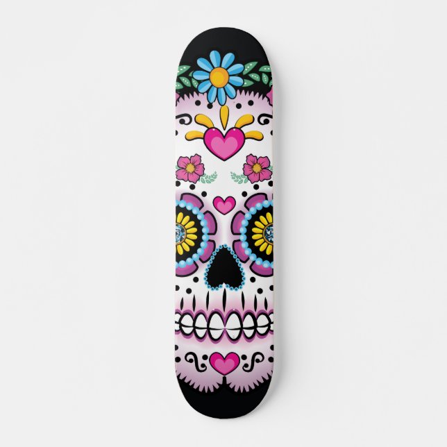 Skateboard Calavera de los Muerto Sugar (Anverso )