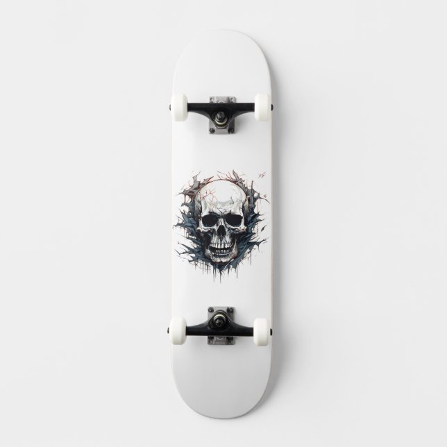 Skateboard Calavera de Terror (Anverso)