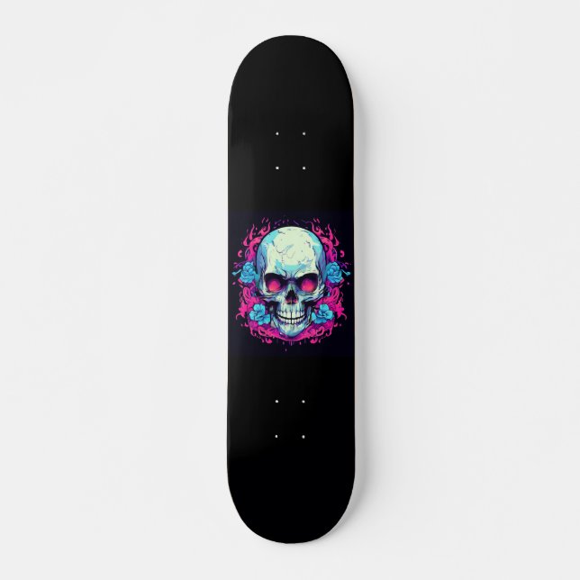 Skateboard Calavera Emo (Anverso )