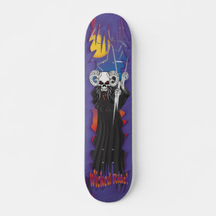 Skateboard Calavera malvada