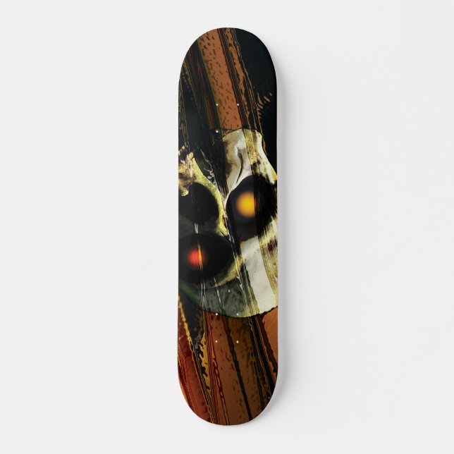 Skateboard Calavera oscura (Anverso )