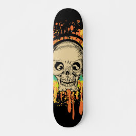Skateboard Calavera salpicada