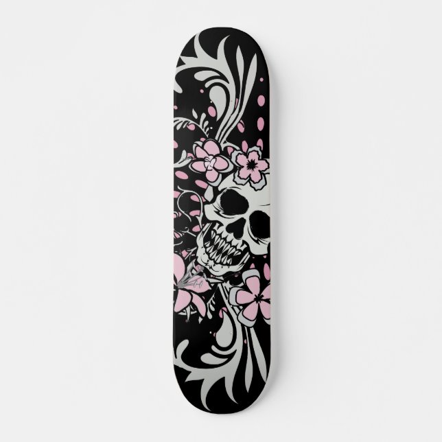 Skateboard Calavera vintage (Anverso )
