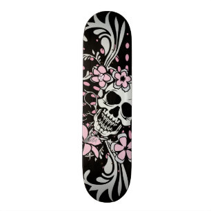 Skateboard Calavera virgen