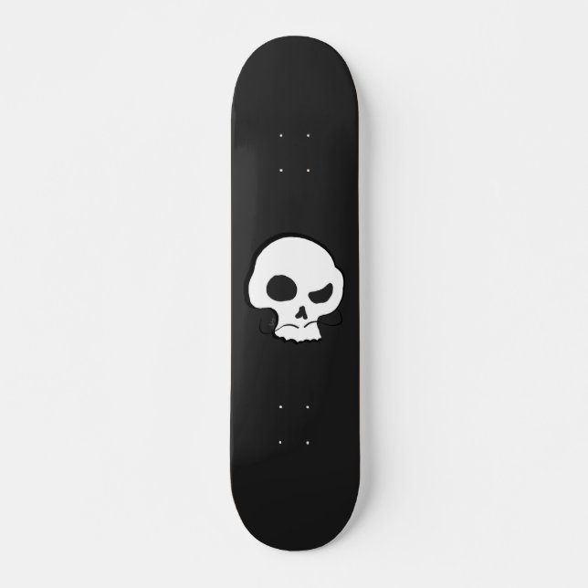 Skateboard Calavera y bigote (Anverso )