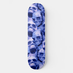 Skateboard Calaveras azules oscuras