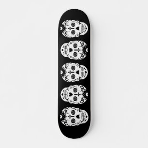 Skateboard calaveras de azúcar