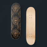 Skateboard Calaveras góticas vintage personalizadas<br><div class="desc">Personalizable vintage de patinaje gótico según sus especificaciones.</div>