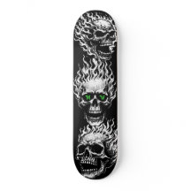 Calaveras Llamaradas Personalizadas
