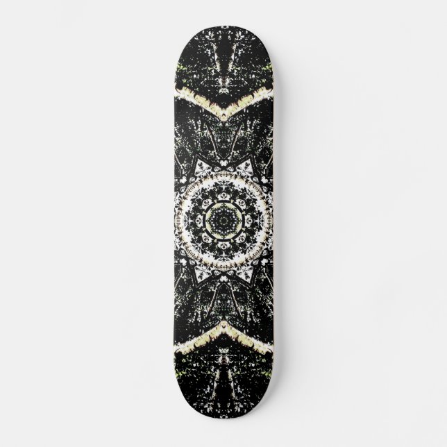 Skateboard Caleidoscópico Gótico (Anverso)