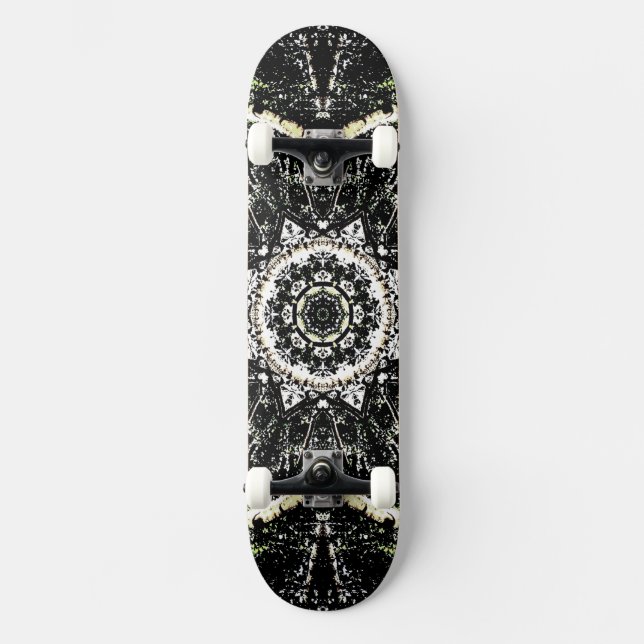Skateboard Caleidoscópico Gótico (Anverso)