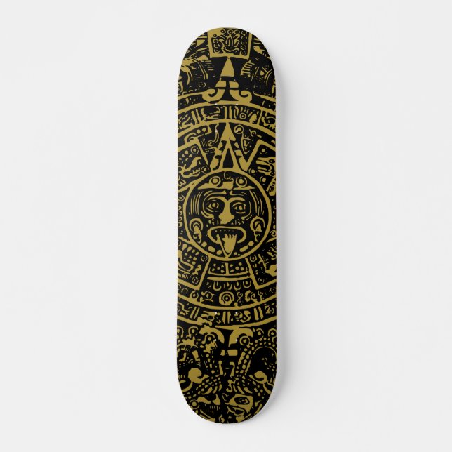 Skateboard Calendario azteca (Anverso )