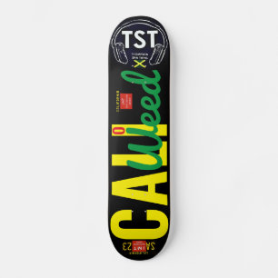 Skateboard CALI MARIHUANA / TST Skateboard, 7¾" Deck