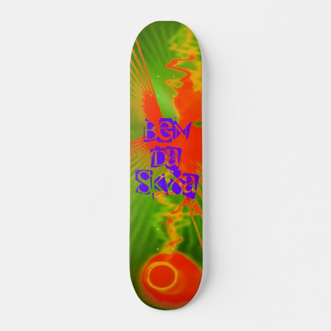 Skateboard caliente atado con alambre (Anverso )