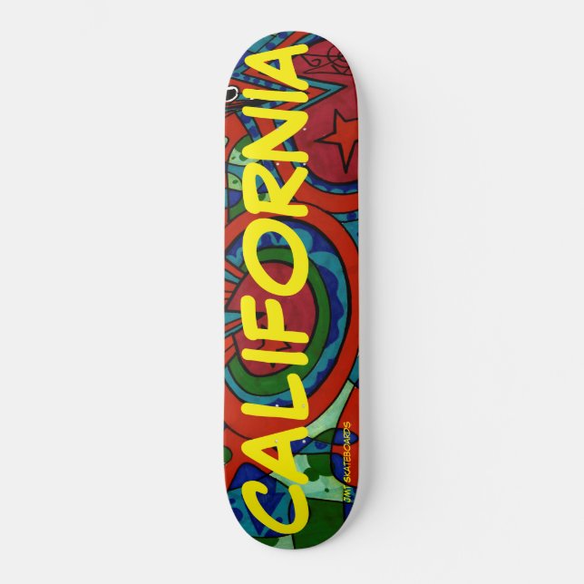 SKATEBOARD CALIFORNIA /SCRIBZ /JMT PATEBOARIOS (Anverso)
