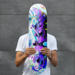 Skateboard Calle de graffiti con nombre