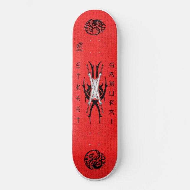 Skateboard Calle Samurai (Anverso)