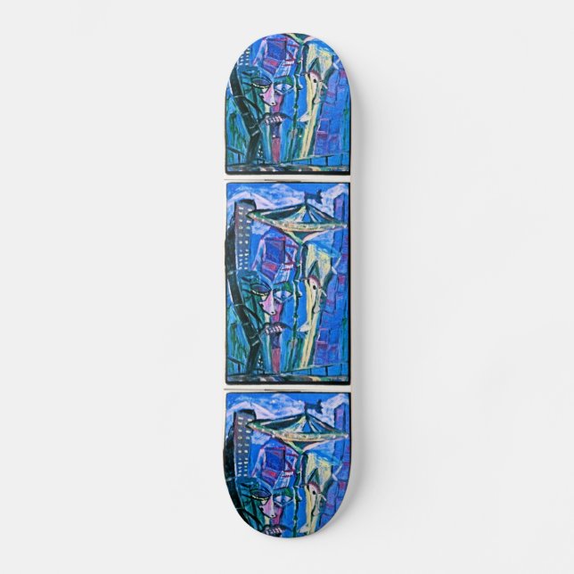 Skateboard CALLES Peligrosas (Anverso)