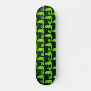 Skateboard Camaleón lindo verde