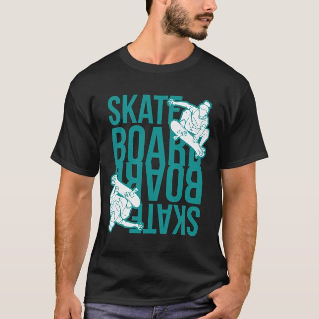 skateboard Camiseta (Anverso)