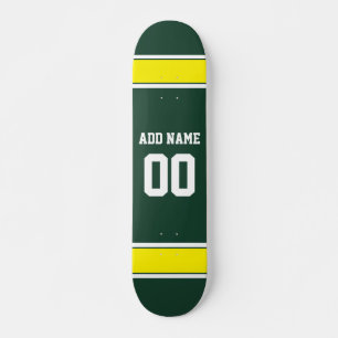 Skateboard Camiseta de fútbol de equipo deportivo con nombre