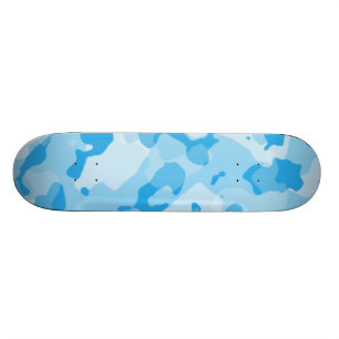 Skateboard Camo azul bebé; camuflaje