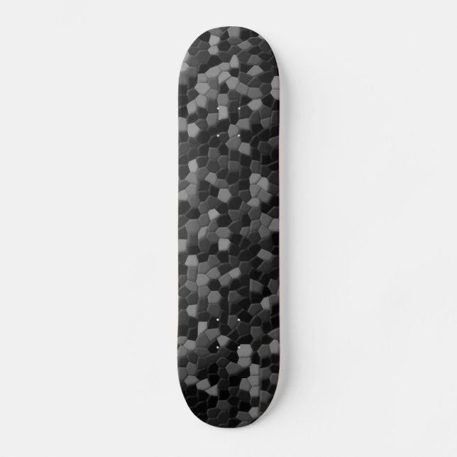 Skateboard Camo digital Metalizado cepillado (Anverso)