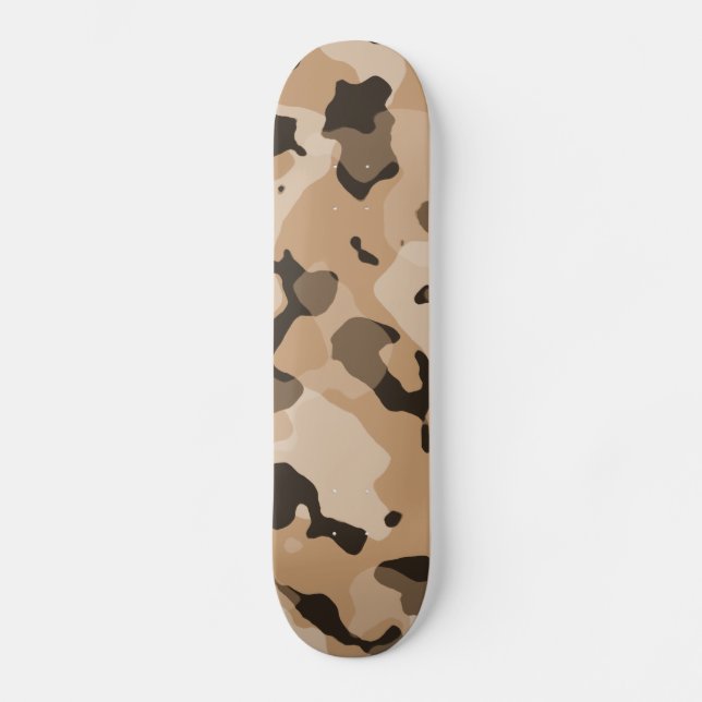 Skateboard Camo marrón claro; camuflaje (Anverso)