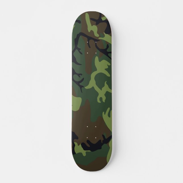 Skateboard Camo militar de la Selva Verde (Anverso )