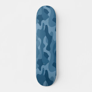 Skateboard Camo monocolor azul acero