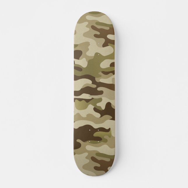 Skateboard Camo verde del ejército texturizado (Anverso )