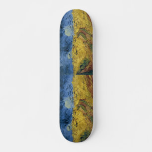 Skateboard Campo de trigo de Vincent van Gogh con cuervos (18