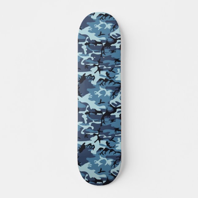 Skateboard Camuflaje azul (Anverso )