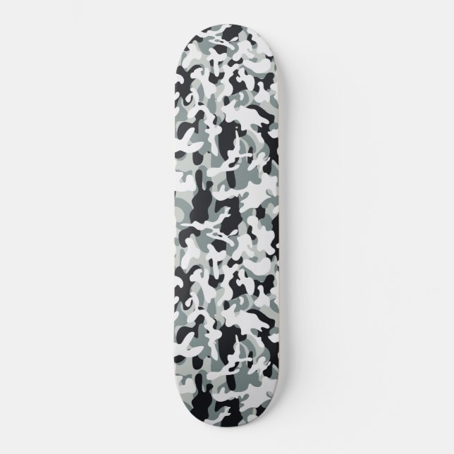 Skateboard Camuflaje de polvo de nieve (Anverso)