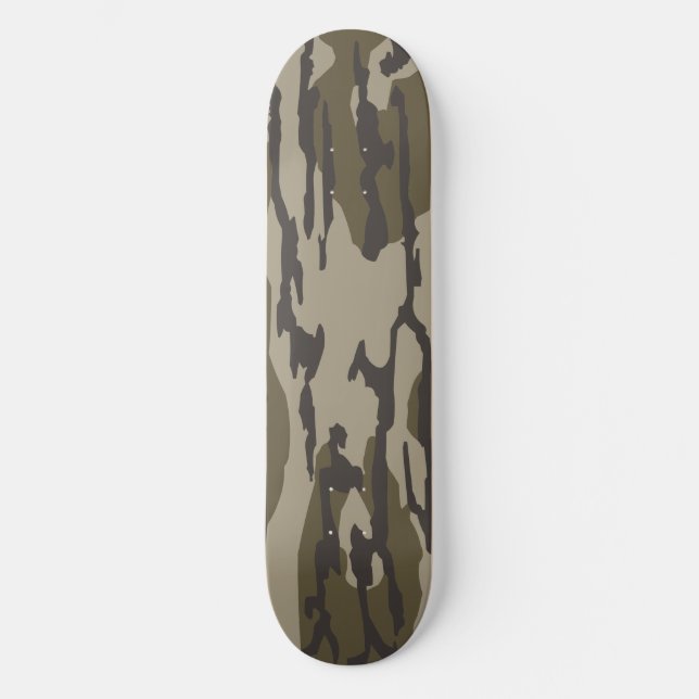 Skateboard Camuflaje de tierras bajas de Camo Bottomland (Anverso)